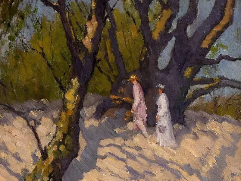 1868-Willem F. A. I. Morel - Passeggiata nella foresta